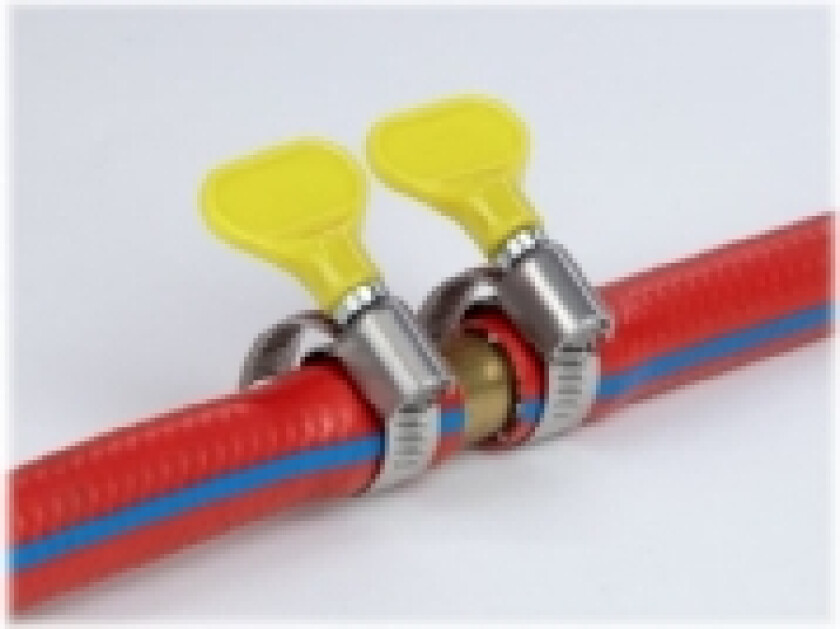 Delock - Slangeklemme - passer til 32 - 50 mm hose - gul (en pakke 5)
