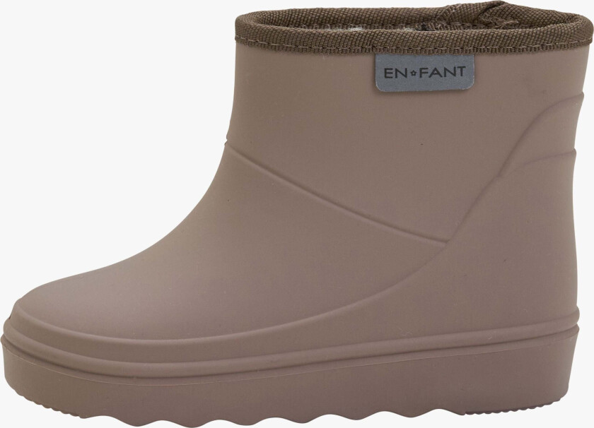 Fôrede Gummistøvler, Pine Bark, 23 - Gummistøvler - Ull,Gummi