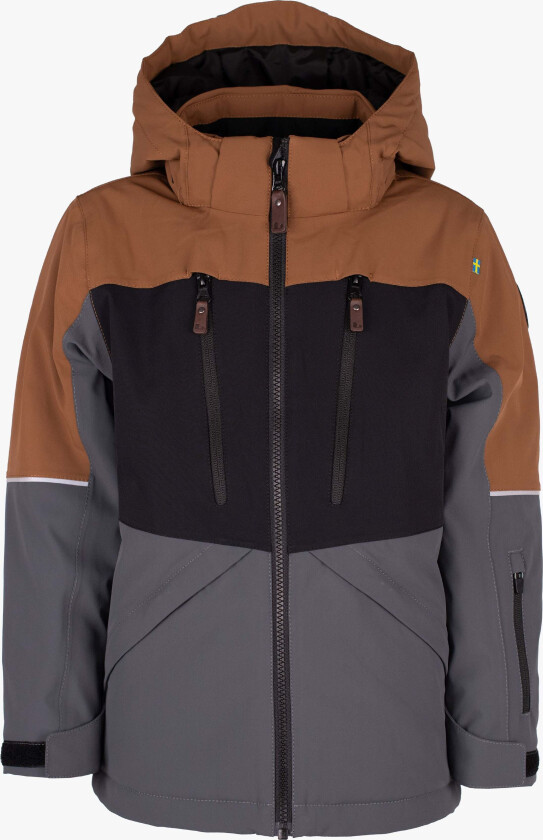 Alpine Vinterjakke, Cayenne/Anhracite, 110 - Barnejakker - Elastan,Nylon