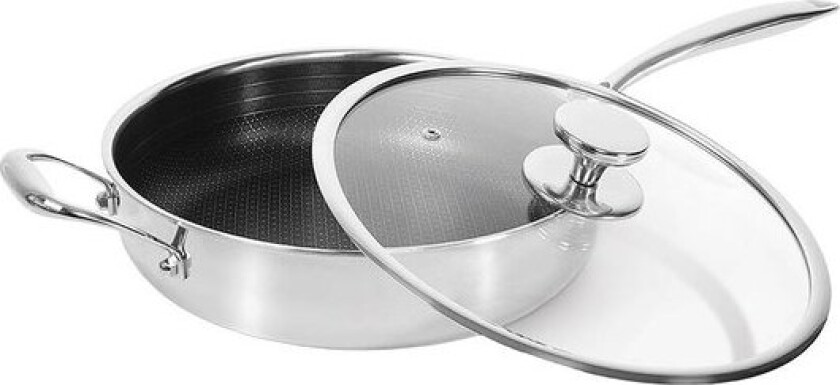Hybrid sautépanne med lokk 28