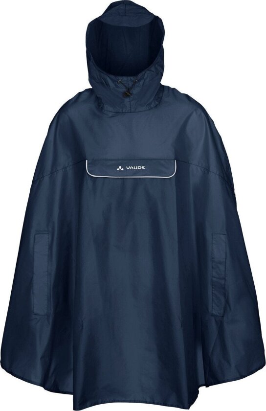 VAUDE Unisex Valdipino Rain Poncho Dark Sea Uni