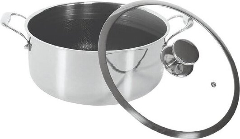 Hybrid gryte med lokk 7,1L 28 cm