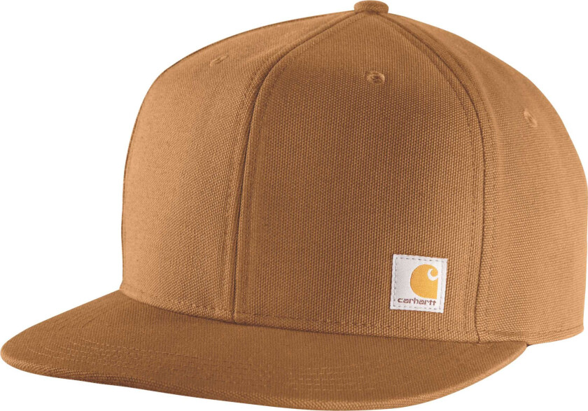 Men's Firm Duck Flat Brim Cap ® Brown