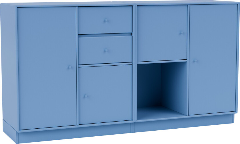 Couple Sideboard 154-Azure 07 Plinth 7 cm - Sideboards og skjenker - Peter J. Lassen - Blå - Tre