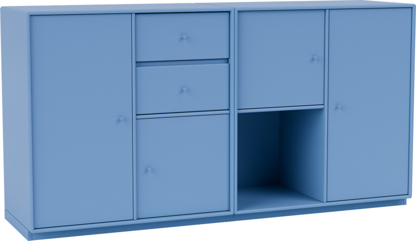 Couple Sideboard 154-Azure 06 Plinth 3 cm - Sideboards og skjenker - Peter J. Lassen - Blå - Tre