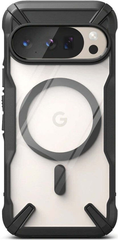Google Pixel 10 / 10 Pro Ringke Fusion X Deksel - MagSafe Kompatibel - Svart / Gjennomsiktig