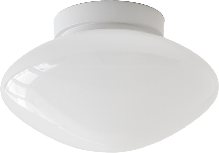 Mist AP22 taklampe/vegglampe Ø25 cm White-opal glass