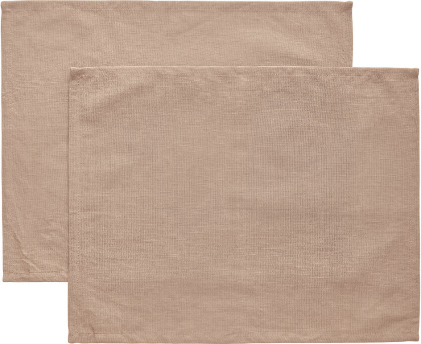 Sienna Bordbrikke 45 x 35 cm 2-pakning, taupe