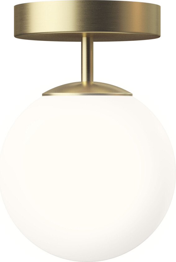 Stringball 1 vegg-/taklampe, messing