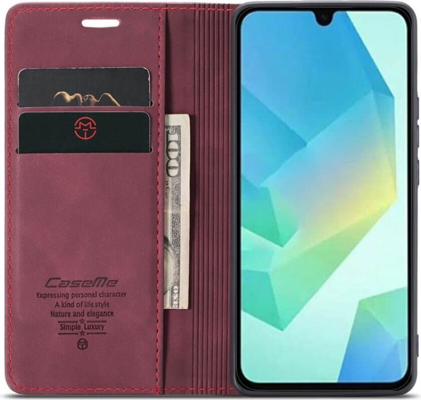 CaseMe mobildeksel 013 Samsung Galaxy A17 5G - Burgunder
