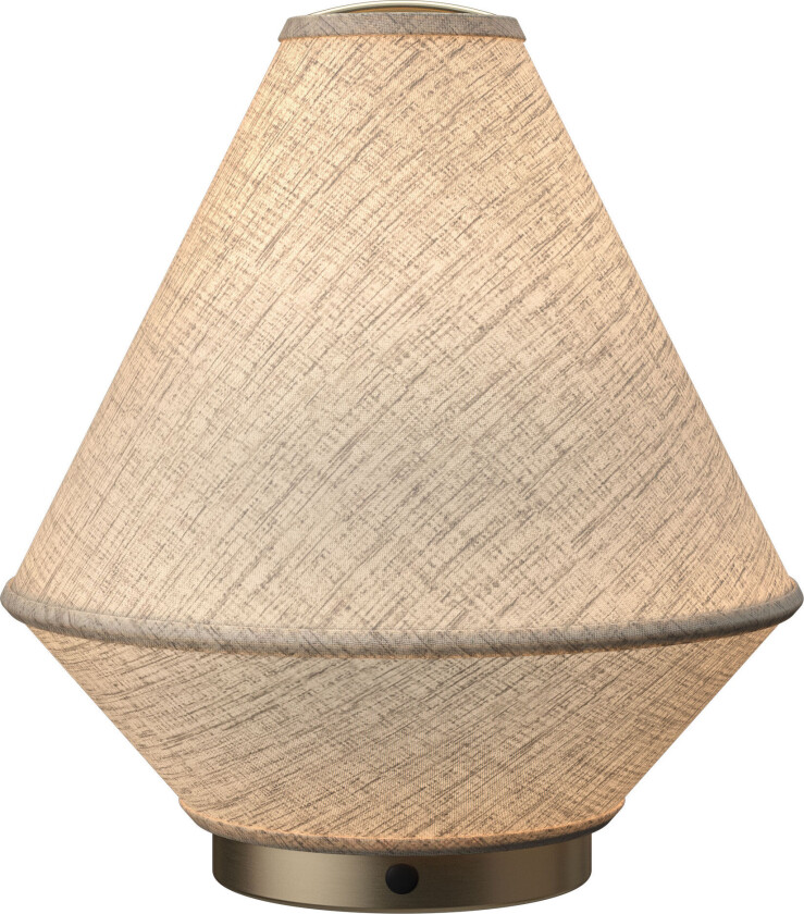 Tafta portabel bordlampe, natural