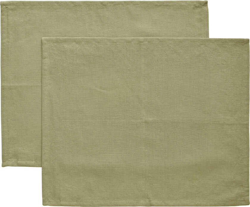 Sienna Bordbrikke 45 x 35 cm 2-pakning, grønn