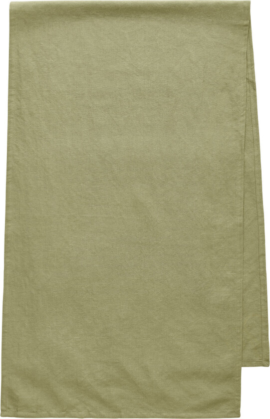 Sienna Bordløper lin 150 x 45 cm, grønn