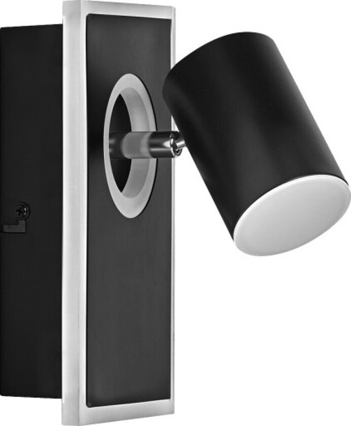 Decor Mars veggspotlight, svart