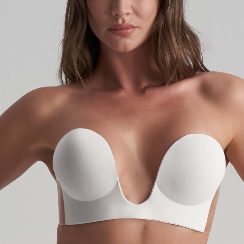Seamless U-Style selvklebende BH, naturel, Størrelse: C, Kvinner