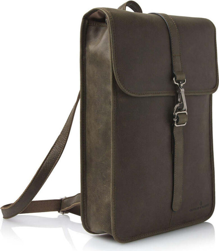 Carisma Ryggsekk 15,6" RFID Mørkegrønn