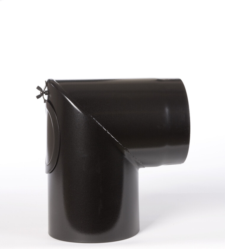 Røkrør kne ø150x90° m/l ma/emal 1,2