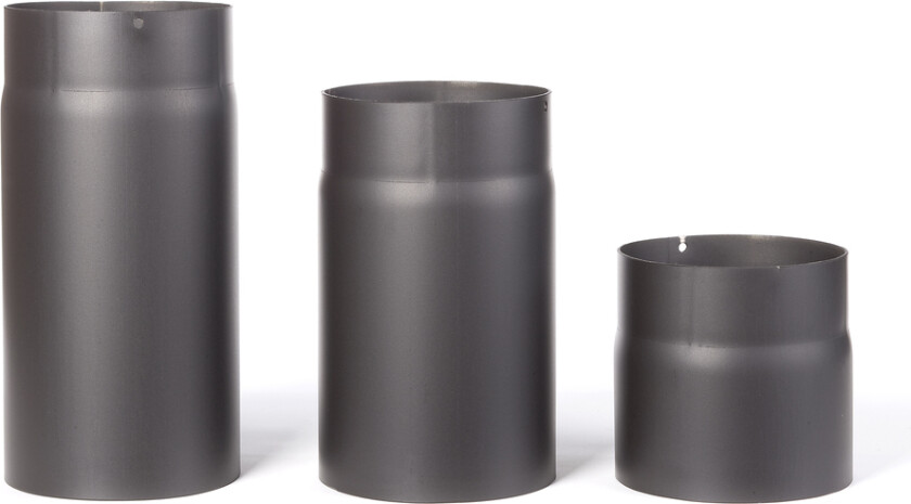 Bilde av Røkrør ø175x250 sort lakk 2,0mm varmebestandig sort lakk