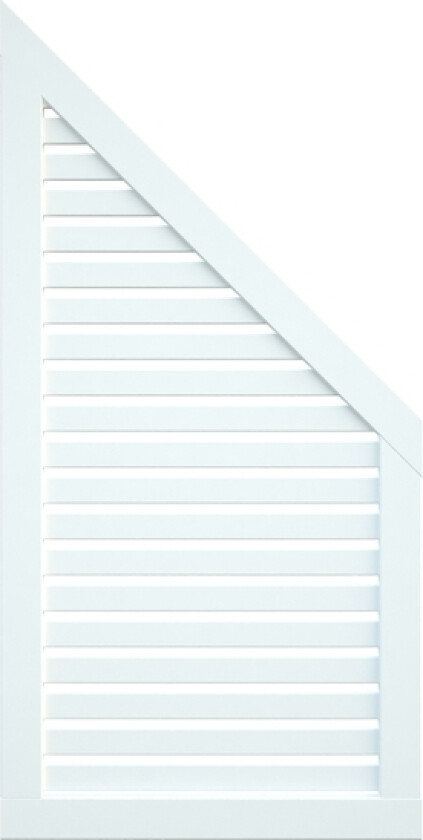 Levegg doris3 90x180/90cm hvitmalt