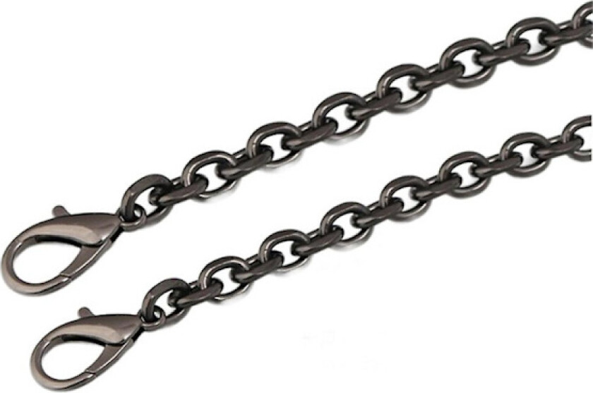 100/120 cm Metallkjede Veskeremmer Vesketilbehør Kvinner Crossbody Veskerem Gun black_xx Gun black Gun black 1 meter Criticism_MGF