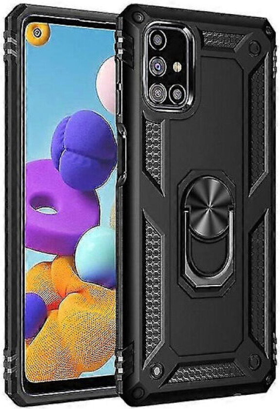Etui Kompatibelt Med Samsung Galaxy A53/a73 Med Magnetisk Ringholder Støtte, Militær Anti-fall Deksel