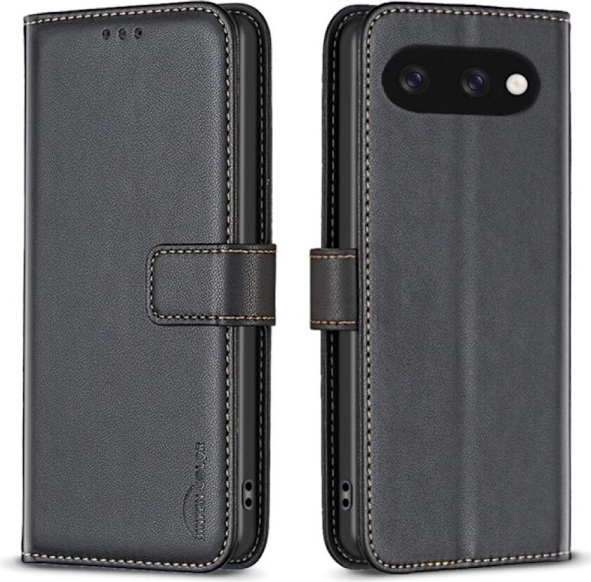 Støtsikkert mobildeksel for Google Pixel 9a kortholder svart