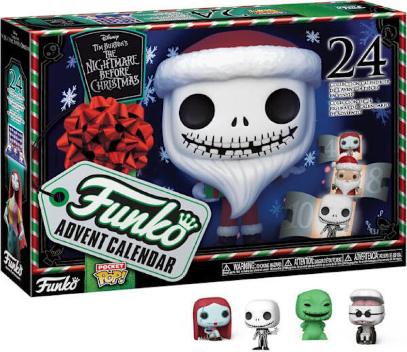 Adventskalender: The Nightmare Before Christmas - 24 lommer med Pop! Vinylfigurer