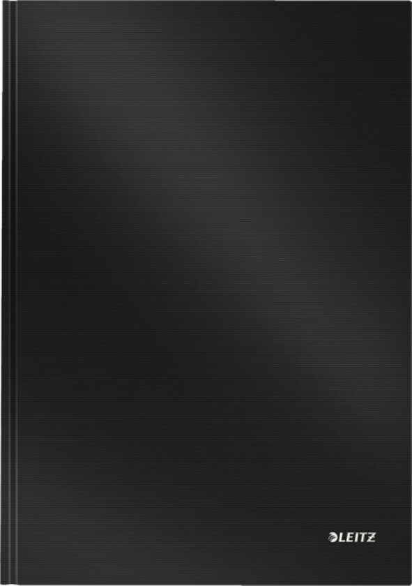 Notatbok Solid A4 Hard Rutet Sort