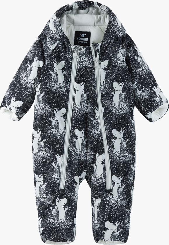 Mummitrollet Knytte Babydress, Svart, 62-68 - Vinterdresser - 100% Polyester