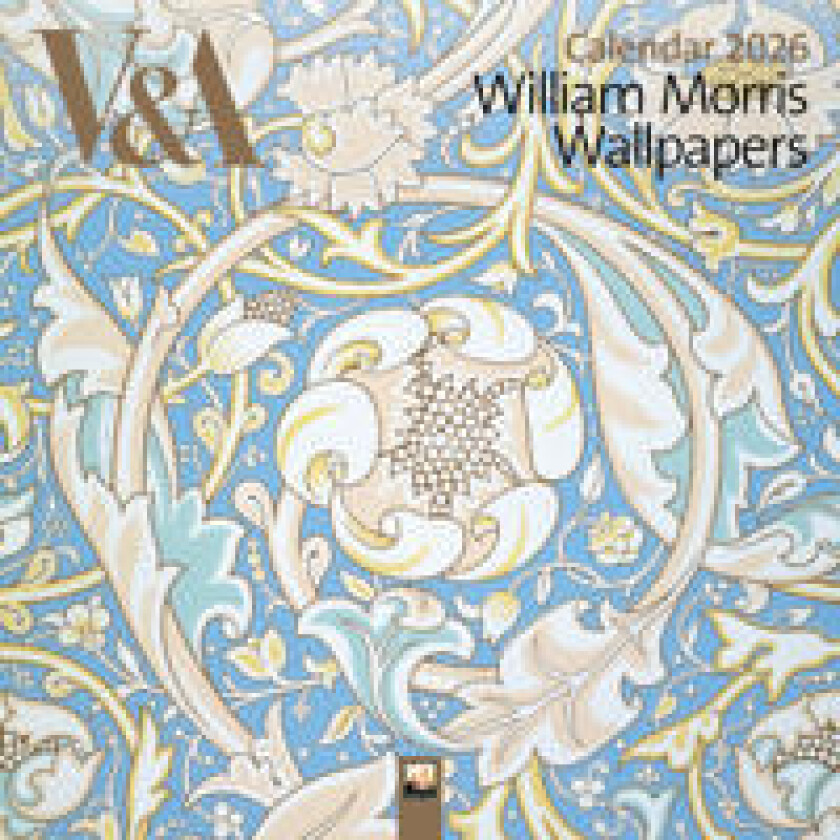 V&A: William Morris Wallpapers Wall Calendar 2026 (Art Calendar)