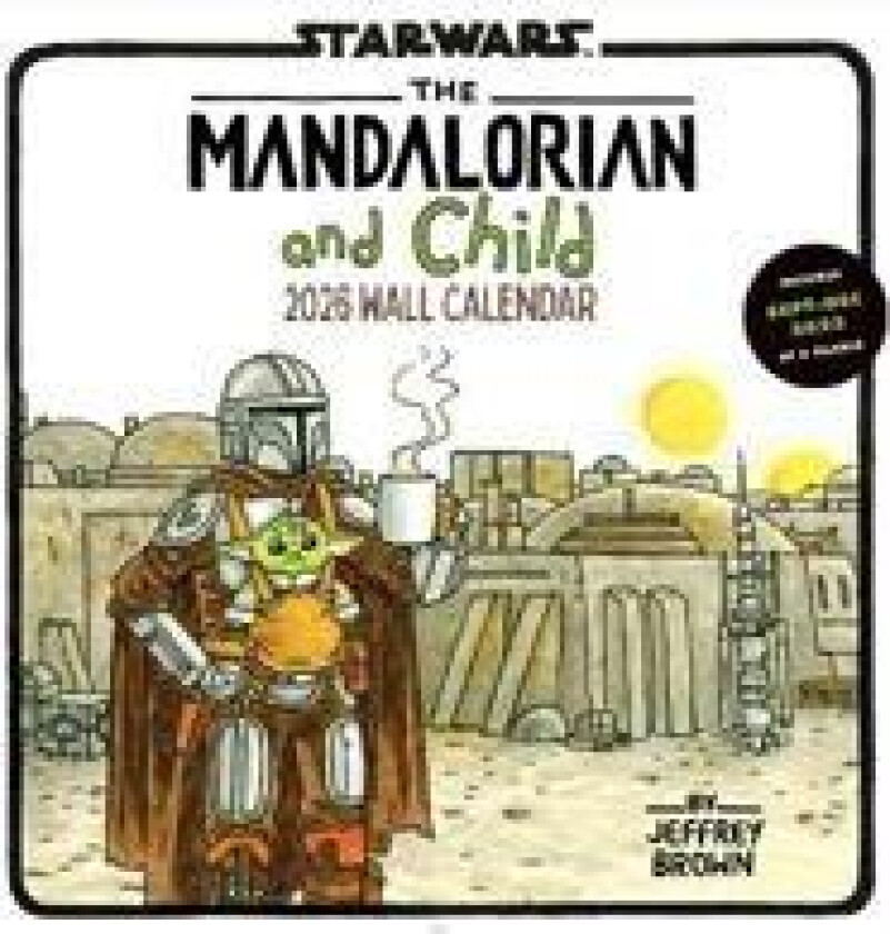 Star Wars The Mandalorian and Child 2026 Wall Calendar