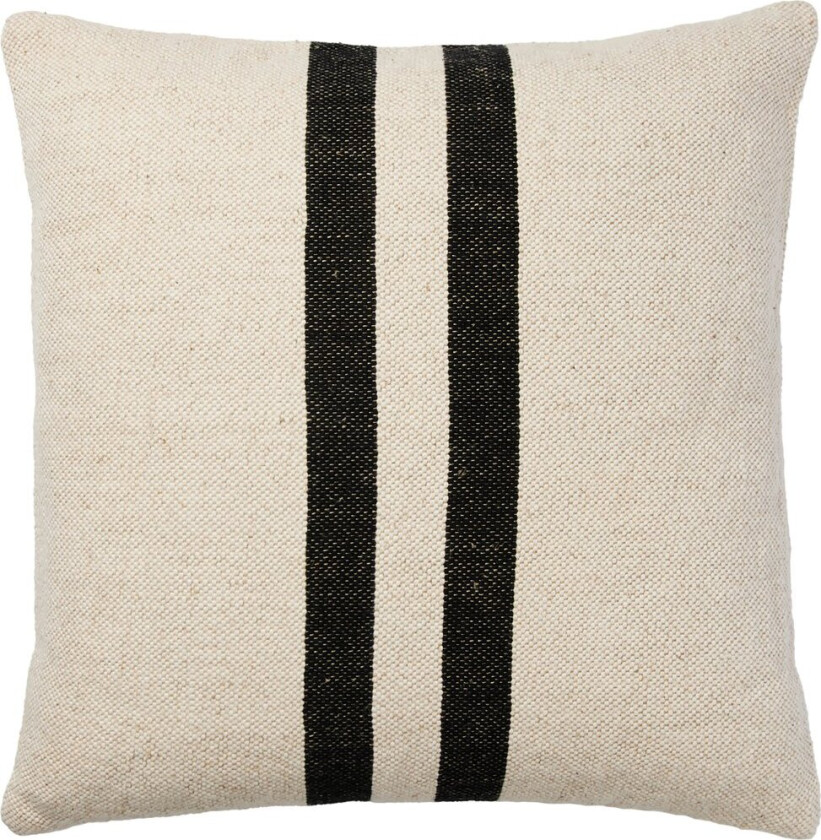 Sigrun putetrekk Light beige-black, 50x50 cm