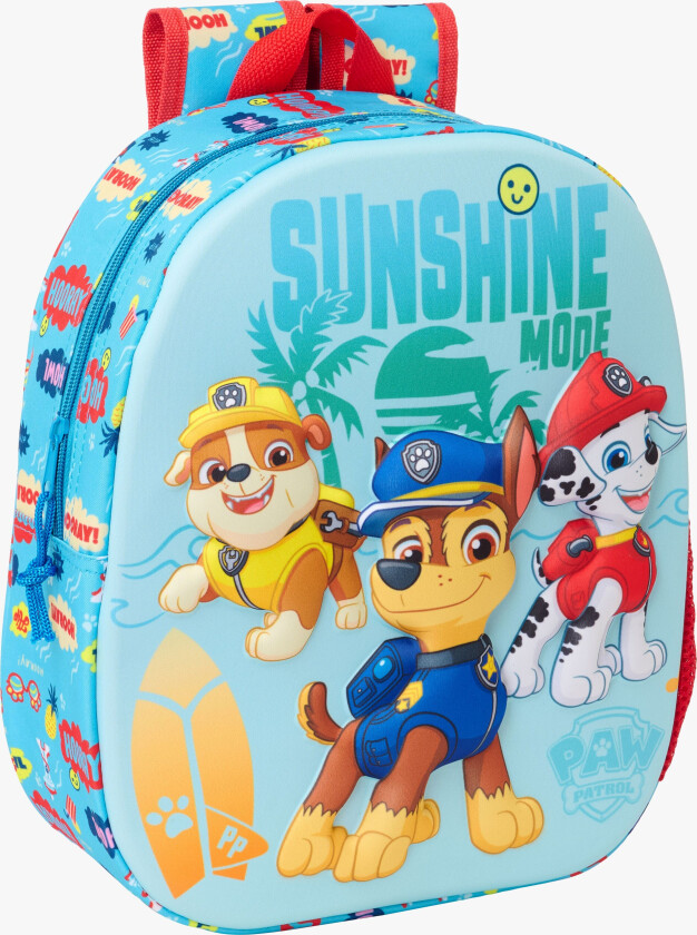 3D Ryggsekk 8,5L, Lyseblå - Ryggsekker - Polyester