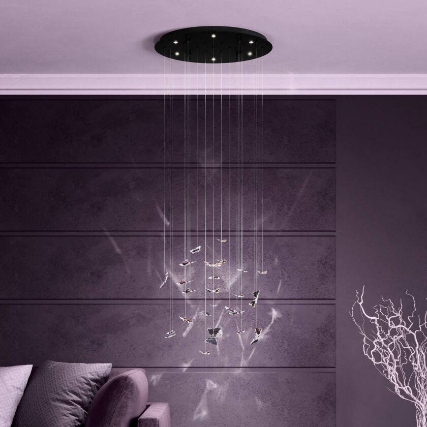 EGLO Stars Of Light LED-hengelampe Adrados, rund, 6 lyskilder.