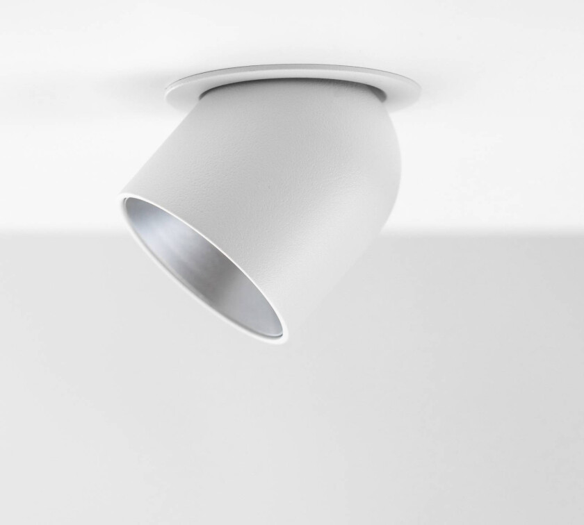 SLC Cup innfelt LED-downlight hvit/sølv 2 700 K