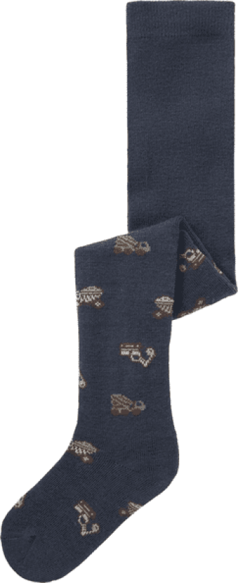 Name It Nmmwak strømpebukse i ull/bomull, Ombre Blue