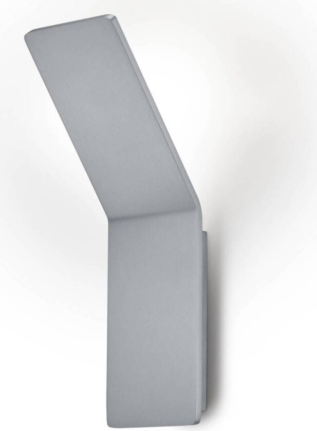 Ava LED-vegglampe, matt nikkel, aluminium, 1-lys
