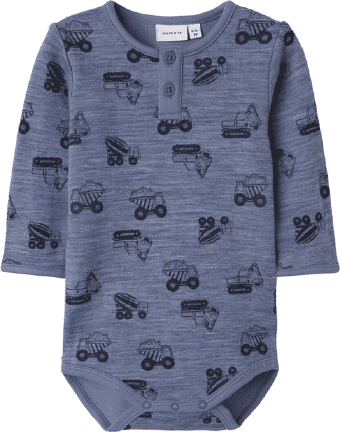Name It Nbmwuppo body i ull/bomull, Folkstone Gray