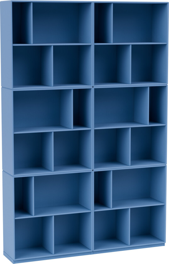Read Spacious Bookshelf 154-Azure 06 Plinth 3 cm - Hyller - Peter J. Lassen - Blå - Tre