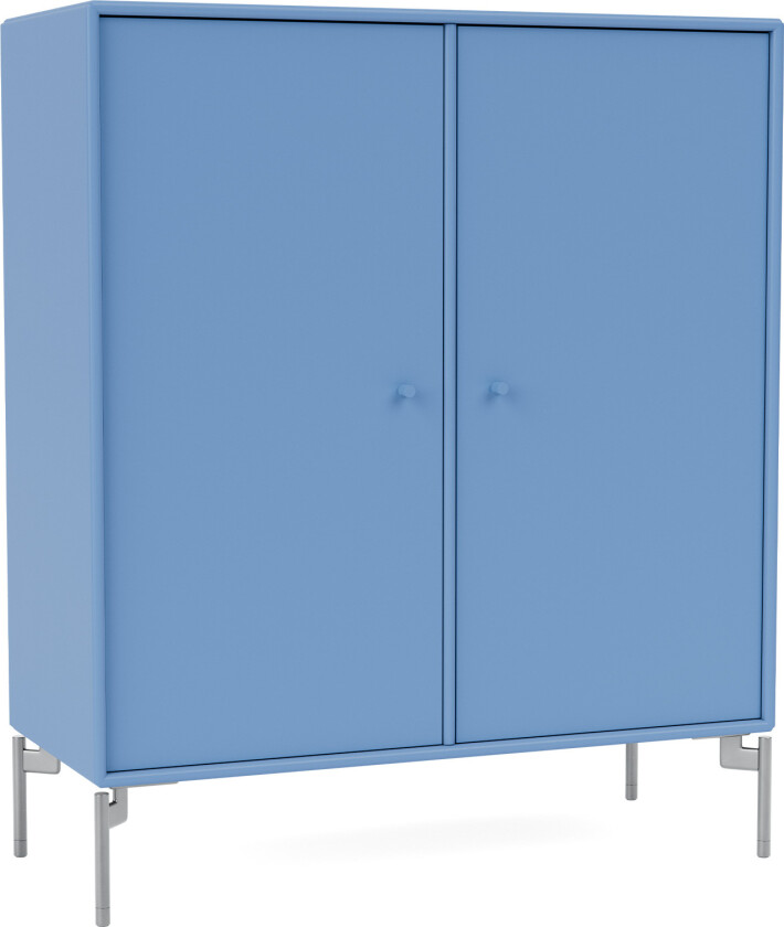 Cover Cabinet 154-Azure Matt Chrome - Skap og vitrineskap - Peter J. Lassen - Blå - Tre