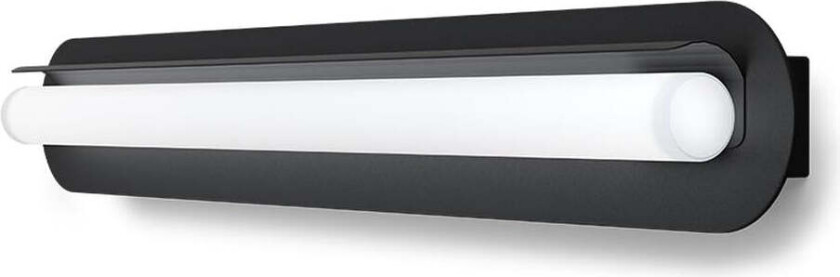Royale vegglampe for baderom 60 cm 8W 3000 Kelvin - Dimbar - Svart