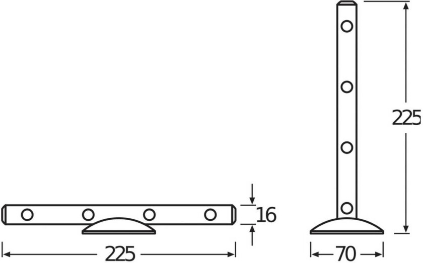 OSRAM LED-vegglampe LEDSTIXX, sølv, metall, batteri