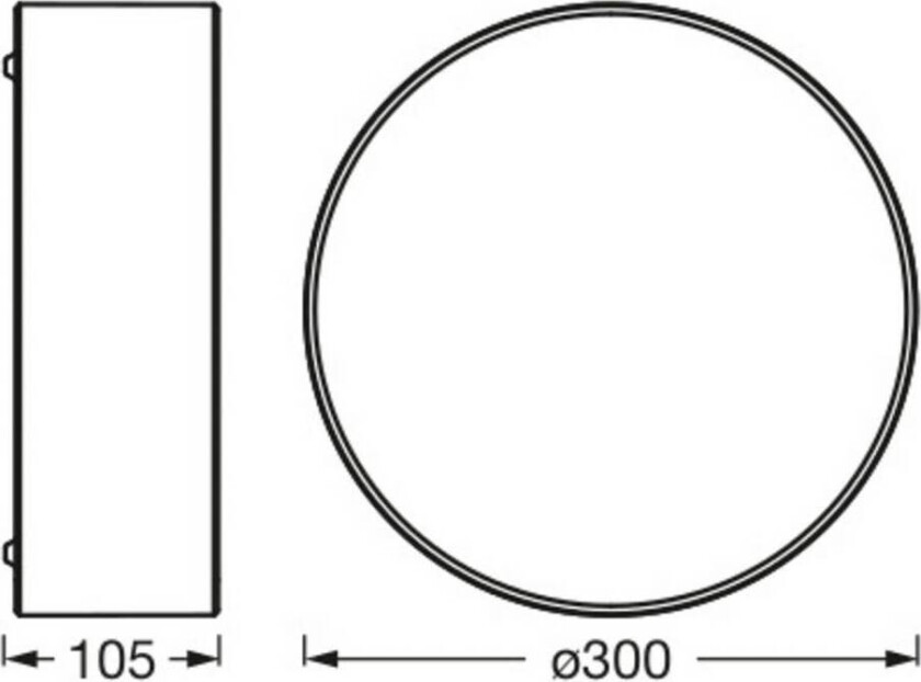 OSRAM taklampe ORBIS PARIS, beige, Ø 30 cm, tekstil, E27