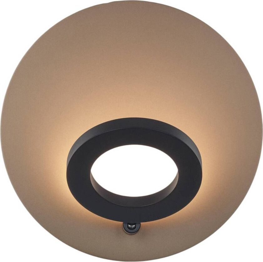 Meggi LED-vegglampe, bronse/svart effekt Gestkontroll