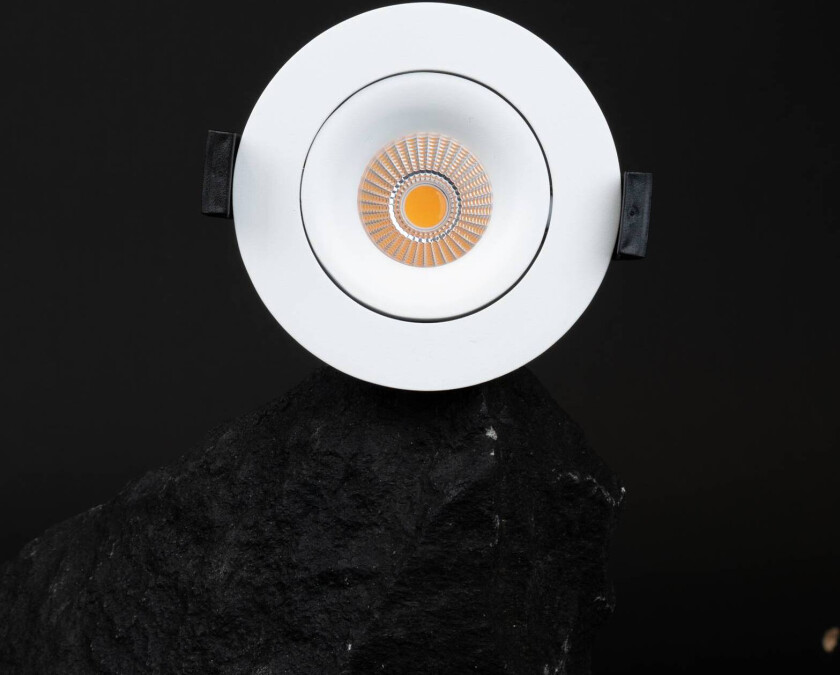 SLC OnePro LED innfelt downlight, hvit 3 000 K