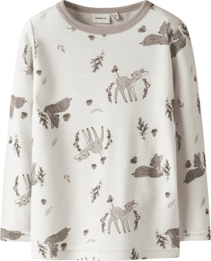 Bilde av Name It Nmfwillitus genser i ull til småbarn, Snow White