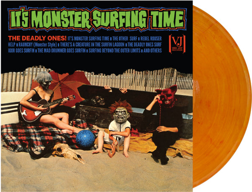 The Deadly Ones It's Monster Surfing Time LP/Vinyl