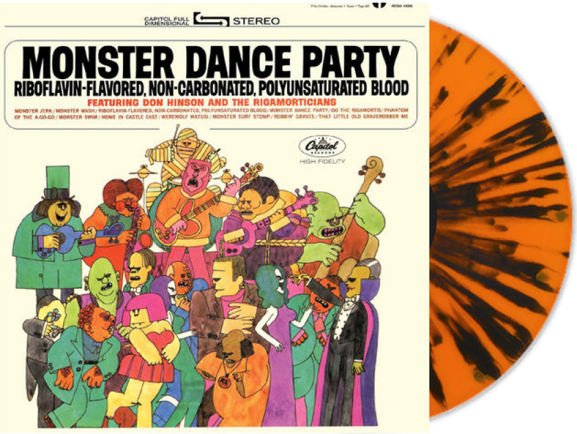 Don Hinson And The Rigamorticians Monster Dance Party LP/Vinyl