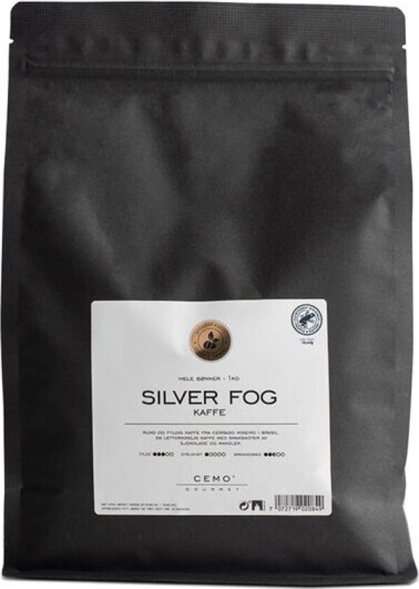 Silver Fog hele kaffebønner 1 kg