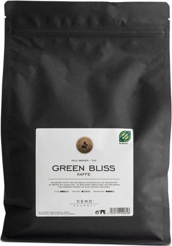 Green Bliss hele kaffebønner 1 kg